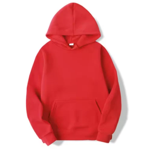 Plain Red Hoodie 